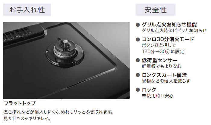 ノーリツ ガスコンロ 都市ガス12A/13A用 プロパンガス(LPガス)用