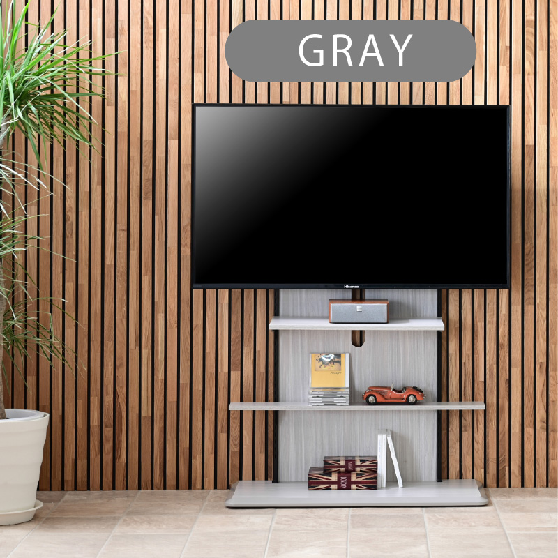 ★高さ調整可能 二つ棚板付き★テレビスタンド 壁寄せ 37-65インチテレビ対応 ☆高さ調整可能 二つ棚板付き☆テレビスタンド 壁寄せ 37-65インチ