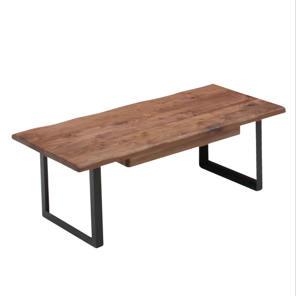 リビングテーブル センターテーブル カフェ おしゃれ 木製 ヴィンテージ シンプル 木製テーブル 無垢 天然木 120cm 在宅 ブルックリン CT-SB-71｜mote-kagu｜02