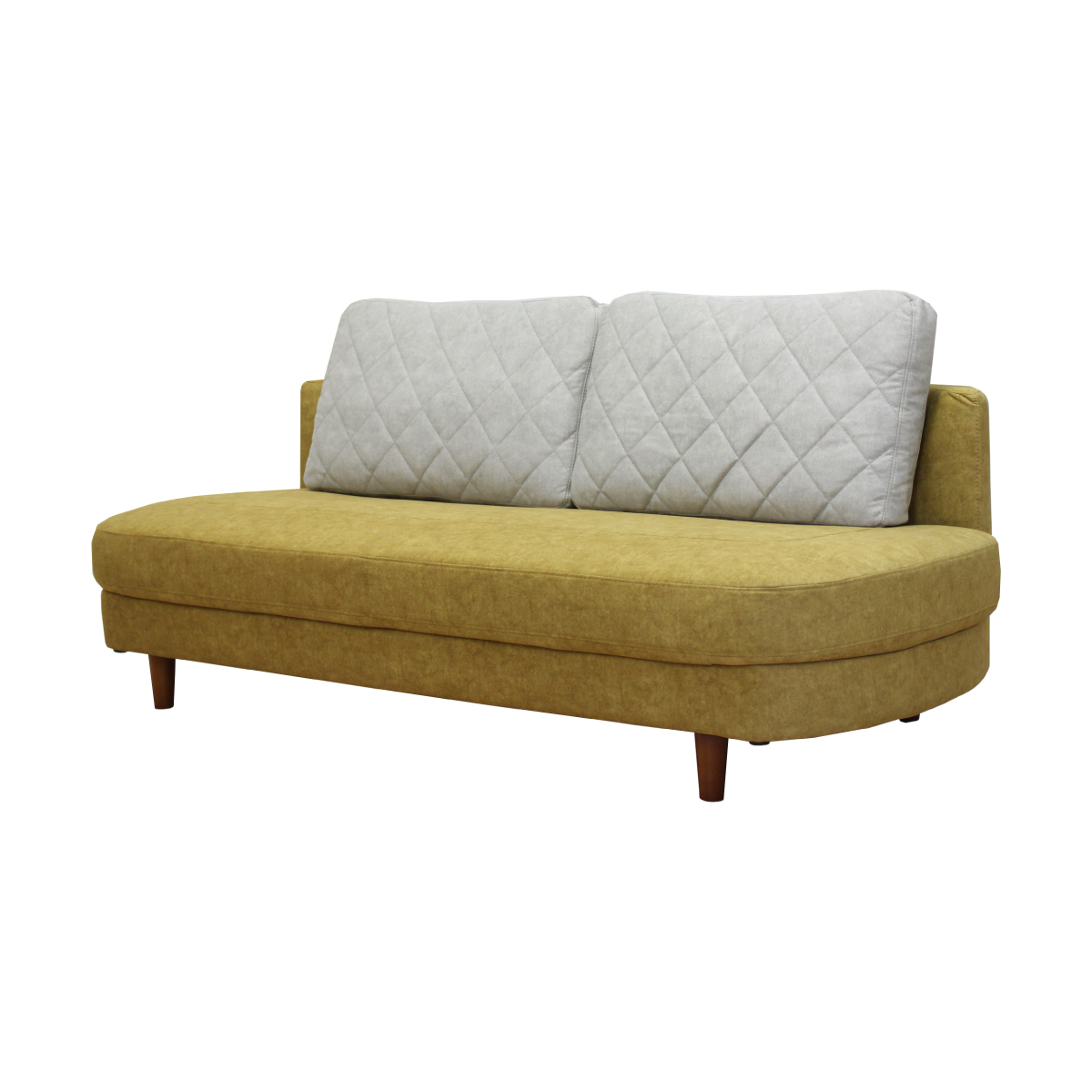 ツートンソファ ツートン バイカラー 2色 天然木 ファブリック 幅186cm