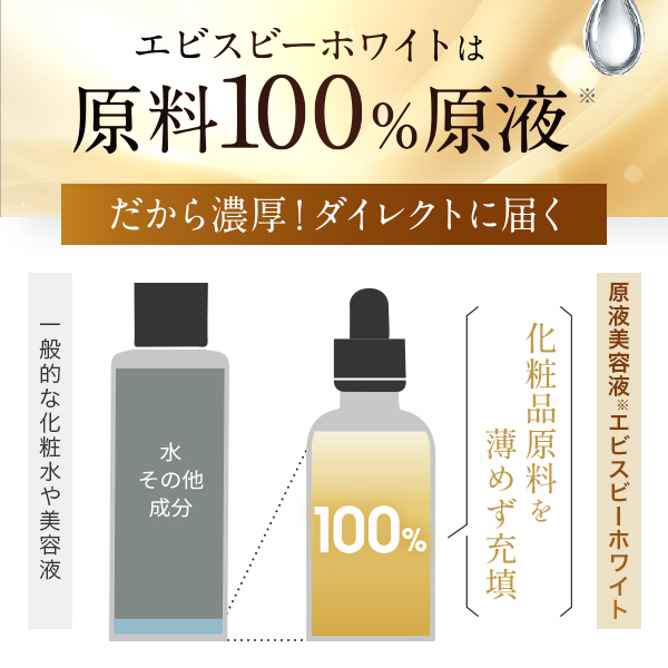 EBiS 美白 美容液 しみ 対策 トラネキサム酸 くすみ 原液美容液 美白