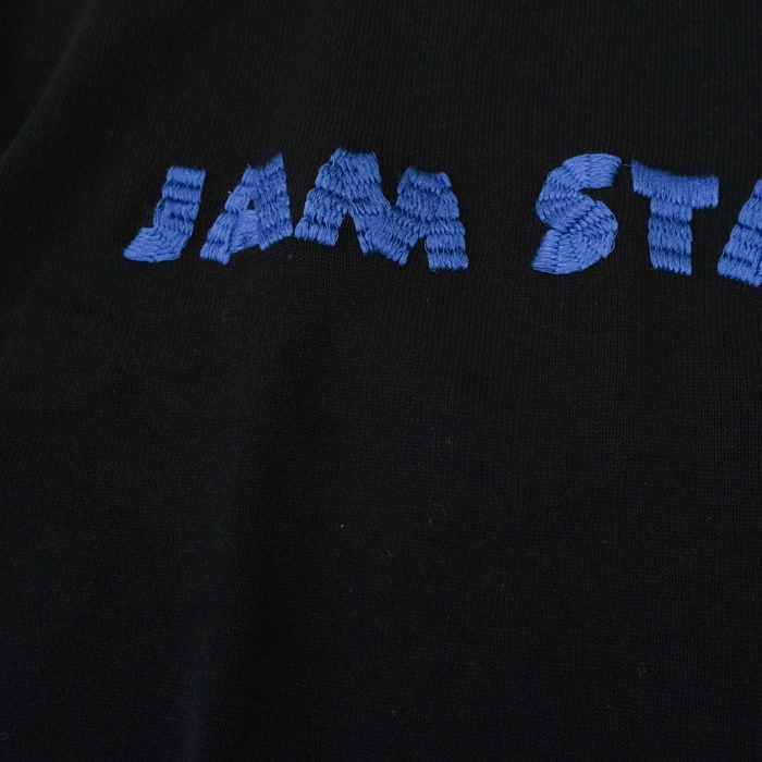 マオメイド mao made ロゴ ザクザク ししゅう 5分袖 ニットTEE 611143