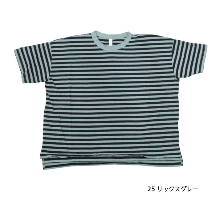 プリット prit 30/1リサイクルムラ糸天竺ボーダー 5分袖ワイドTシャツ P92558 2025SS 日本製 楽天市場】Prit プリット 30／1リサイクルムラ糸天竺ボーダー5分