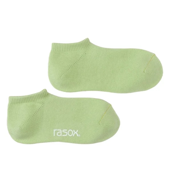 ラソックス rasox 靴下 ベーシック・スニーカー コットン素材 無地 BA190SN01 吸汗速...