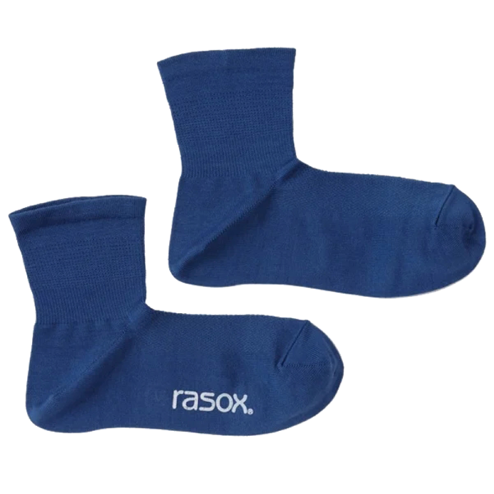 ラソックス rasox 靴下 接触冷感 ファインクール・ミッド CA221LC01 夏用 メンズ レ...