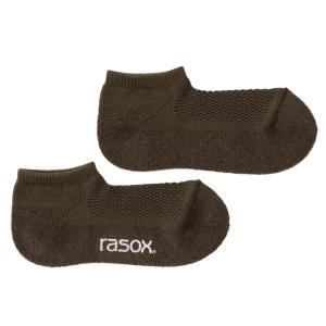 ラソックス rasox 靴下 ソリッド・メッシュ スニーカー CA231SN01 メンズ レディース...