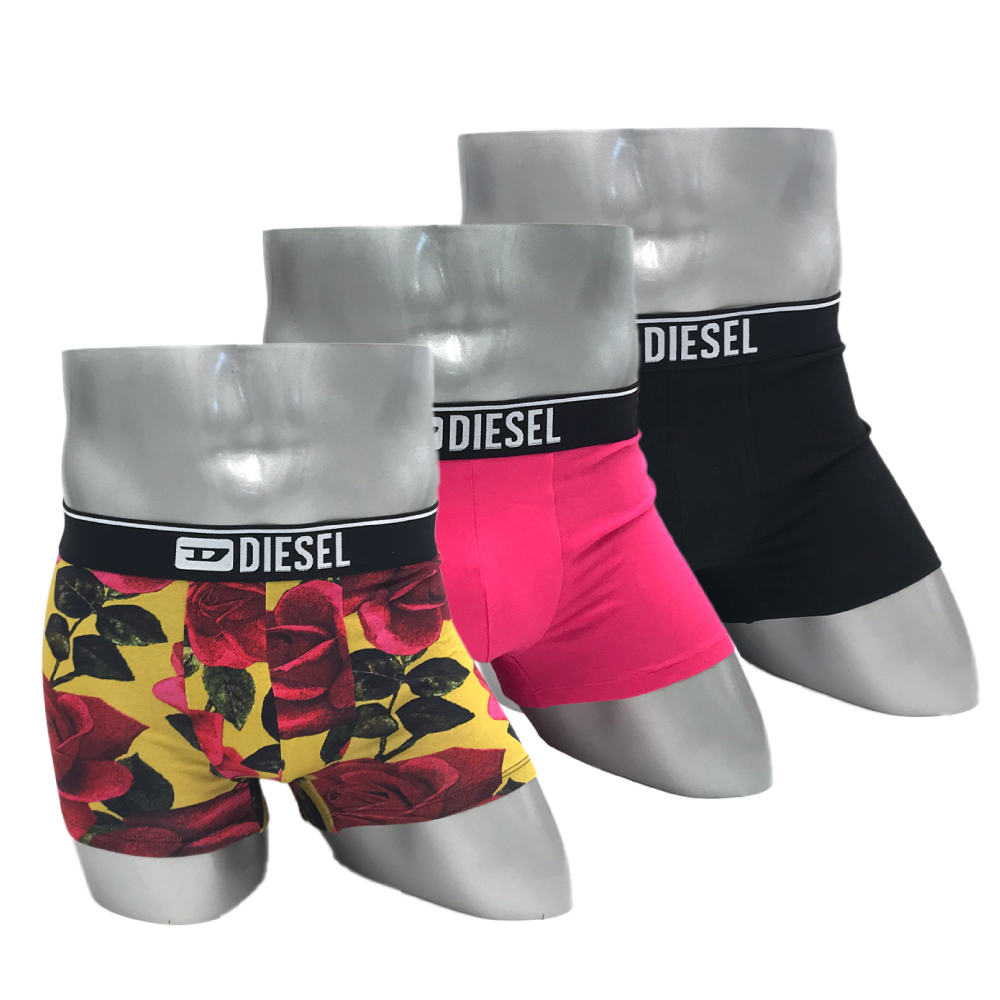 【関税送料込】ディーゼル ロゴ ボクサーパンツ 3 枚セット DIESEL ディーゼル ボクサーパンツ 3枚セット メンズ 並行輸入品