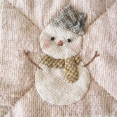 クリスマスモチーフのタペストリーキット 42×42センチ
