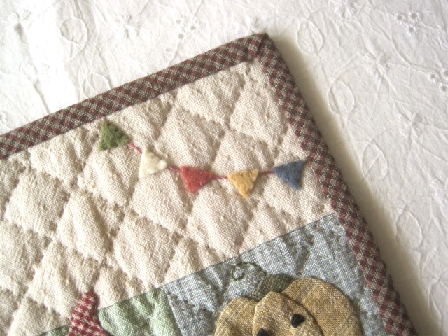 パッチワークキット ハロウィンのミニタペストリー 季節のミニ