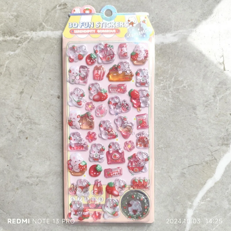 ボンボンドロップシール ボンドロ ラメ入り キラキラ ツヤツヤ 立体的