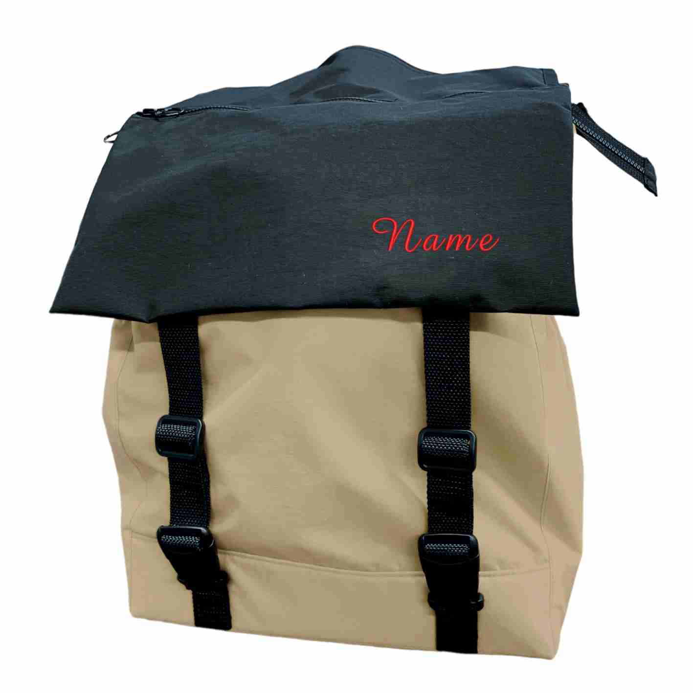 大収納力のランドセルonバッグ】RAN-ZAGネーム刺繍付き 4つの便利