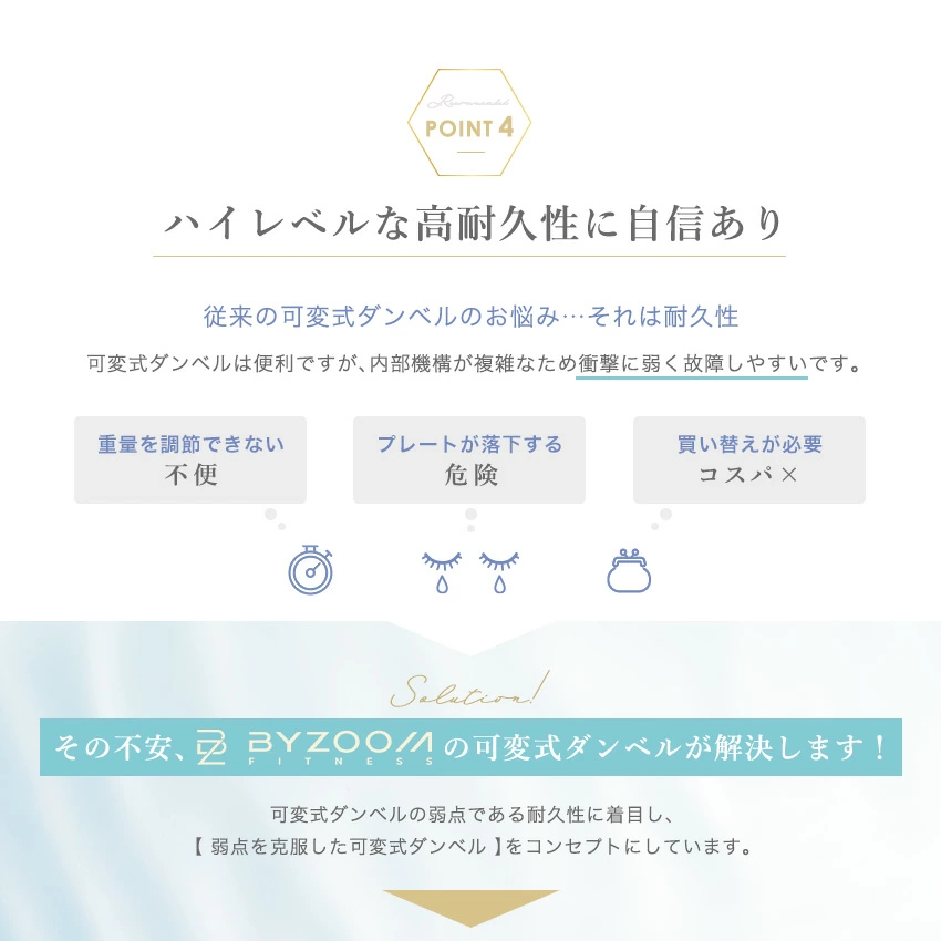 ポイント4.ハイレベルな耐久性能