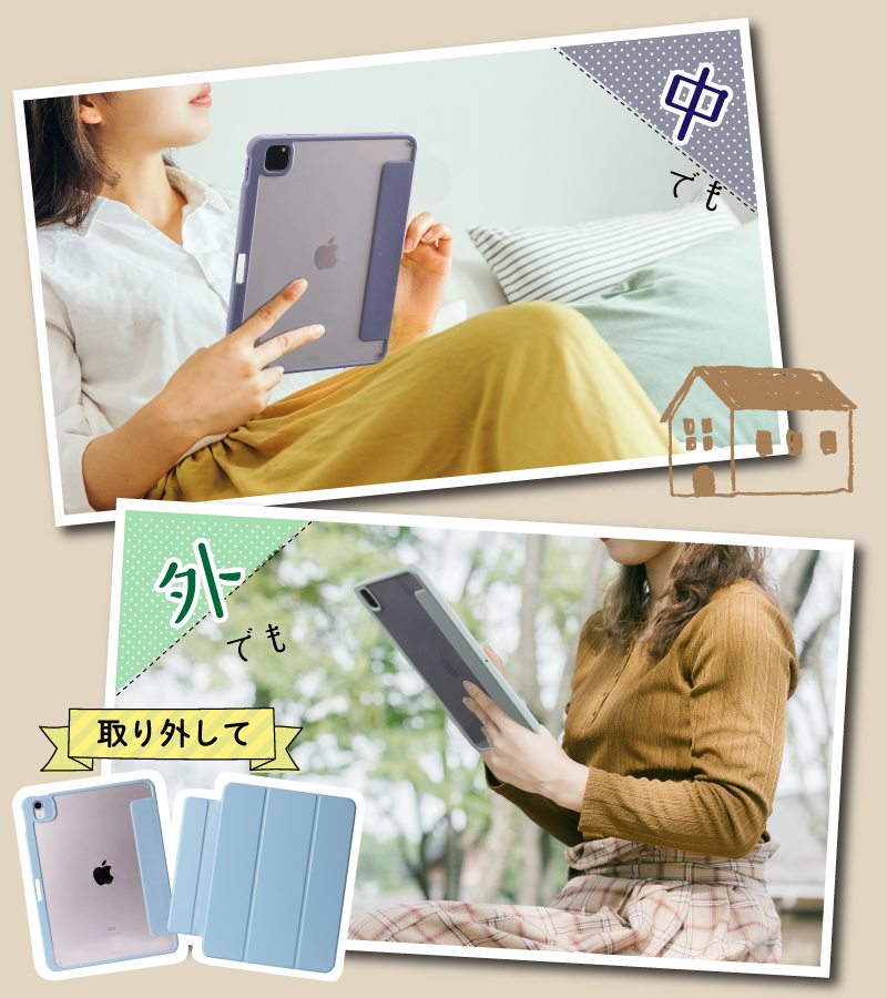 蓋とカバーが分離 ガラスフィルム iPad Pro 11インチ miniA17 Pro mini6 ipad ケース 10.9インチ 第10世代  Air4 Air5 10.2 第9世代 第8世代 カバー 三つ折り : separatecase-gset : MOTO84@もとはちよん - 通販  - Yahoo!ショッピング