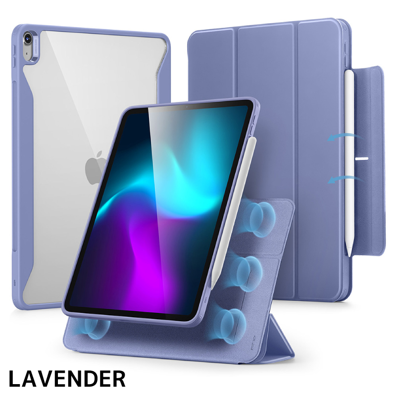 ipad pro 11インチ 2018 マグネットカバー ペン付き 2024 iPad Pro11インチ ESR カバー マグネット吸着 軽量 傷防止 ソフト