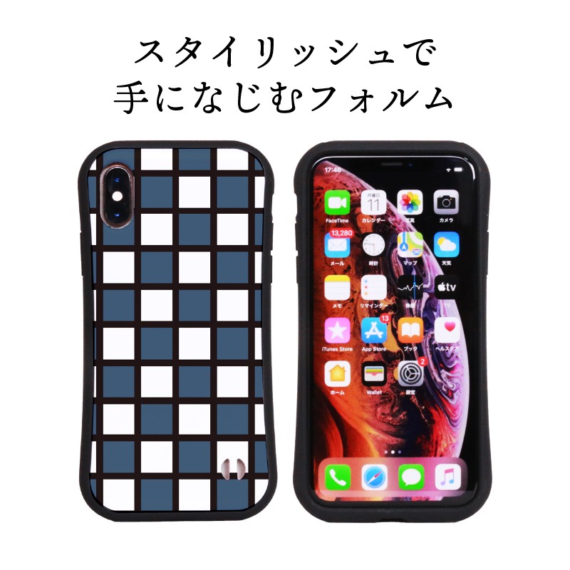 格子 チェック柄 かっこいい iPhone ケース 15 14 13 12 Pro Max