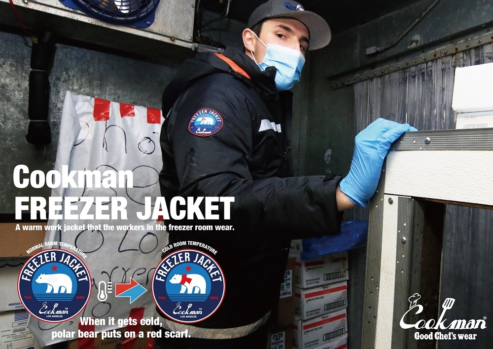 COOKMAN クックマン Freezer Jacket Zebra フリーザージャケット COOKMAN クックマン Freezer Jacket Zebra フリーザージャケット