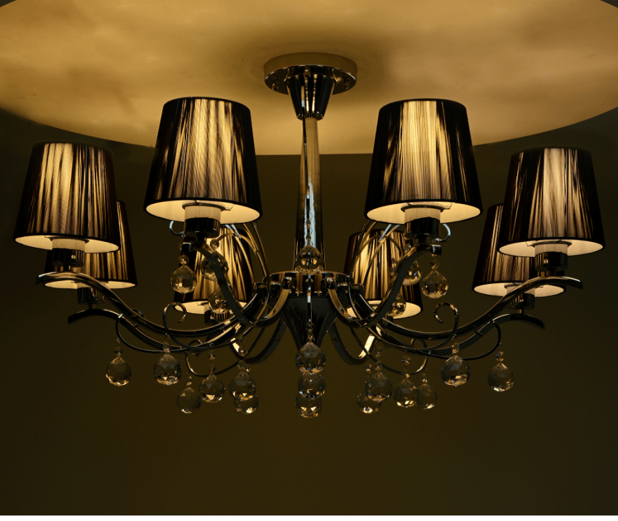 アンティーク シャンデリア 照明 LED電球付き 照明器具 シーリング