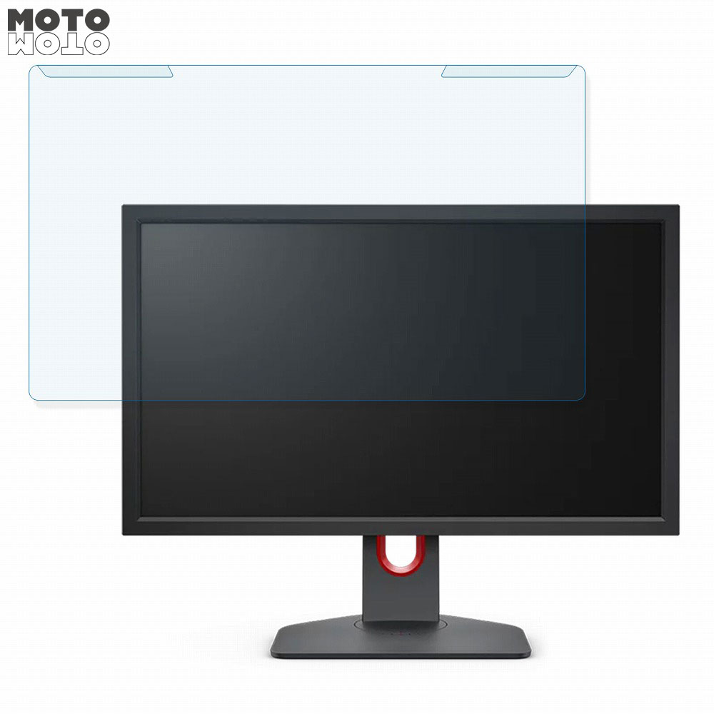 取り外し簡単 BenQ XL2411K-JP 24インチ 16:9 向けの ブルーライトカット 保護 フィルター 光沢仕様｜motomoto