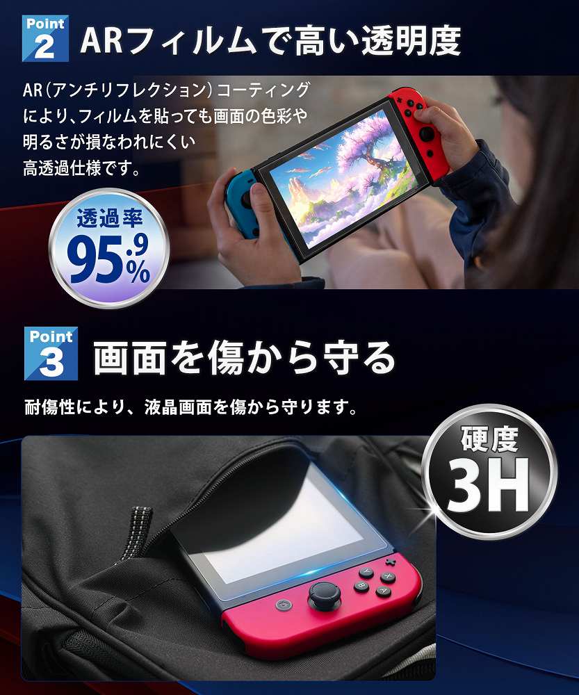 Nintendo Switch 2 ブルーライ...の詳細画像3