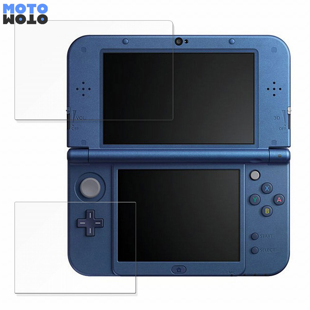 Nintendo Newニンテンドー3DS LL( 上・下画面 ) 向けの フィルム 光沢仕様 液晶 保護フィルム 日本製｜motomoto