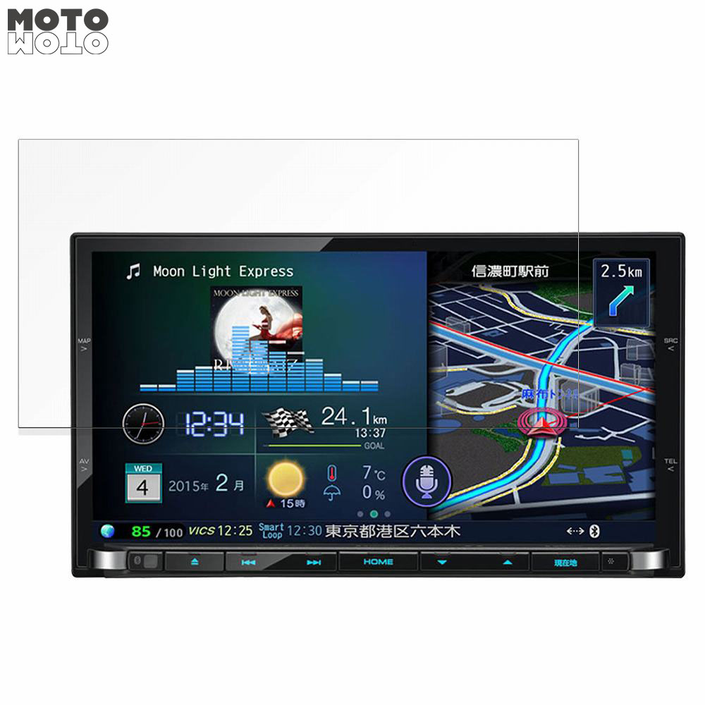 モットモット KENWOOD 彩速ナビ MDV-Z702 向けの 保護 フィルム 光沢 