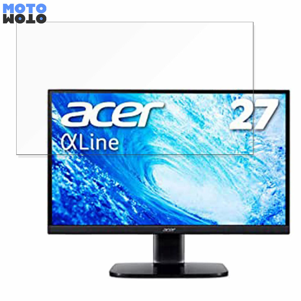 Acer KA272Abmiix 27インチ 16:9 対応 ブルーライトカット フィルム 液晶保護フィルム 光沢仕様｜motomoto