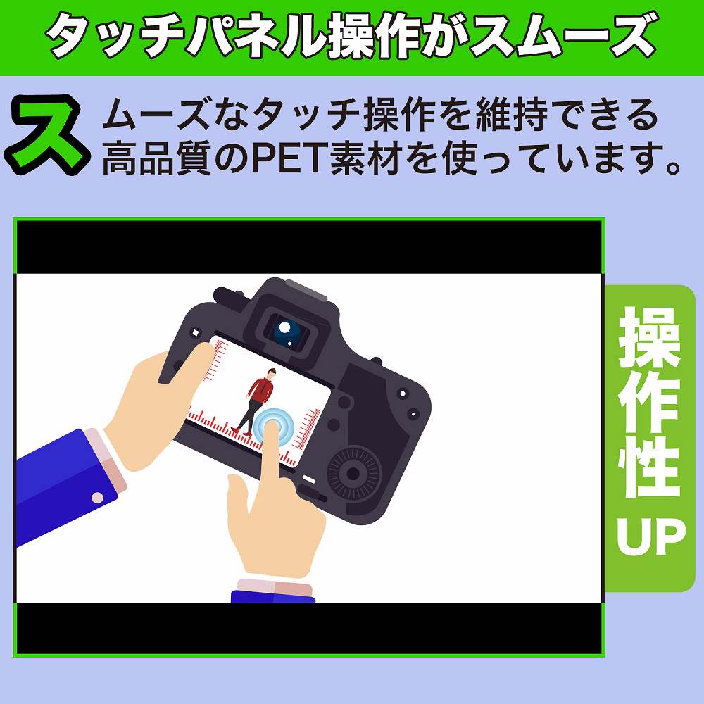 MiNiPiC キッズカメラ ミニピク カメラ用 向けの ブルーライトカット 保護 フィルム 高硬度 光沢仕様｜motomoto｜02
