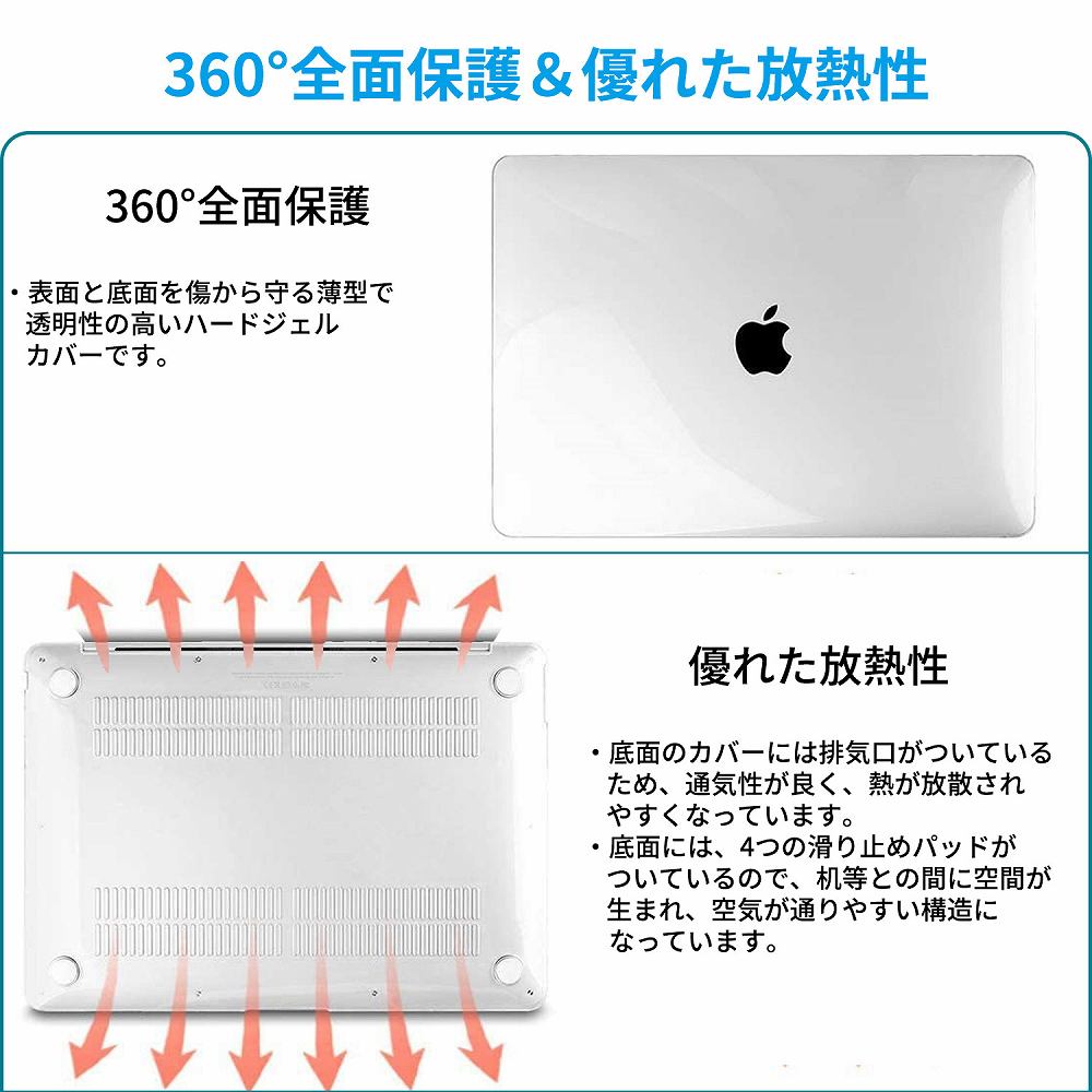 MacBook Pro ケース 14インチ 透...の詳細画像3