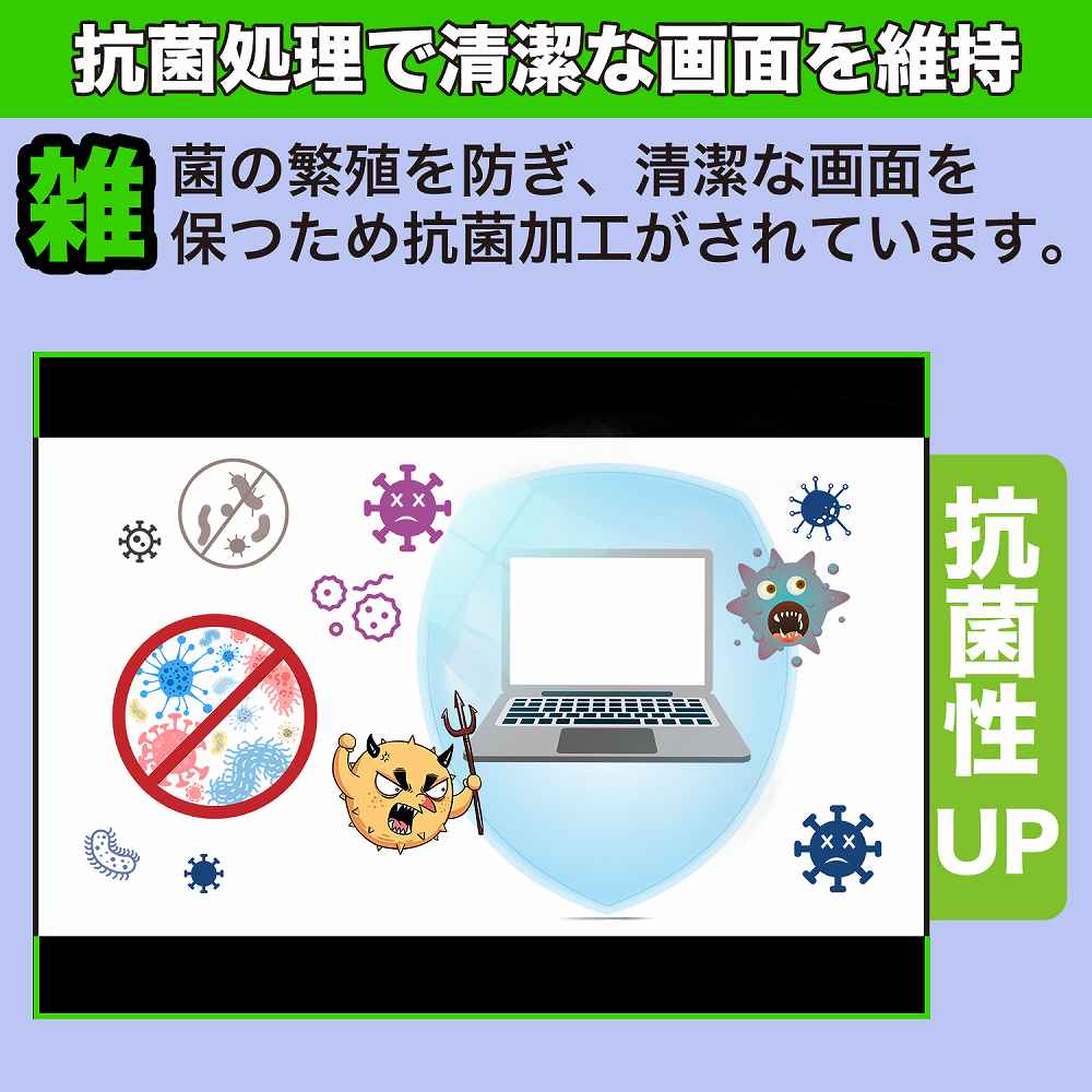 LG 13U70Q-GA77J 13.3インチ 16:9 向けの フィルム アンチグレア 液晶 保護フィルム｜motomoto｜04