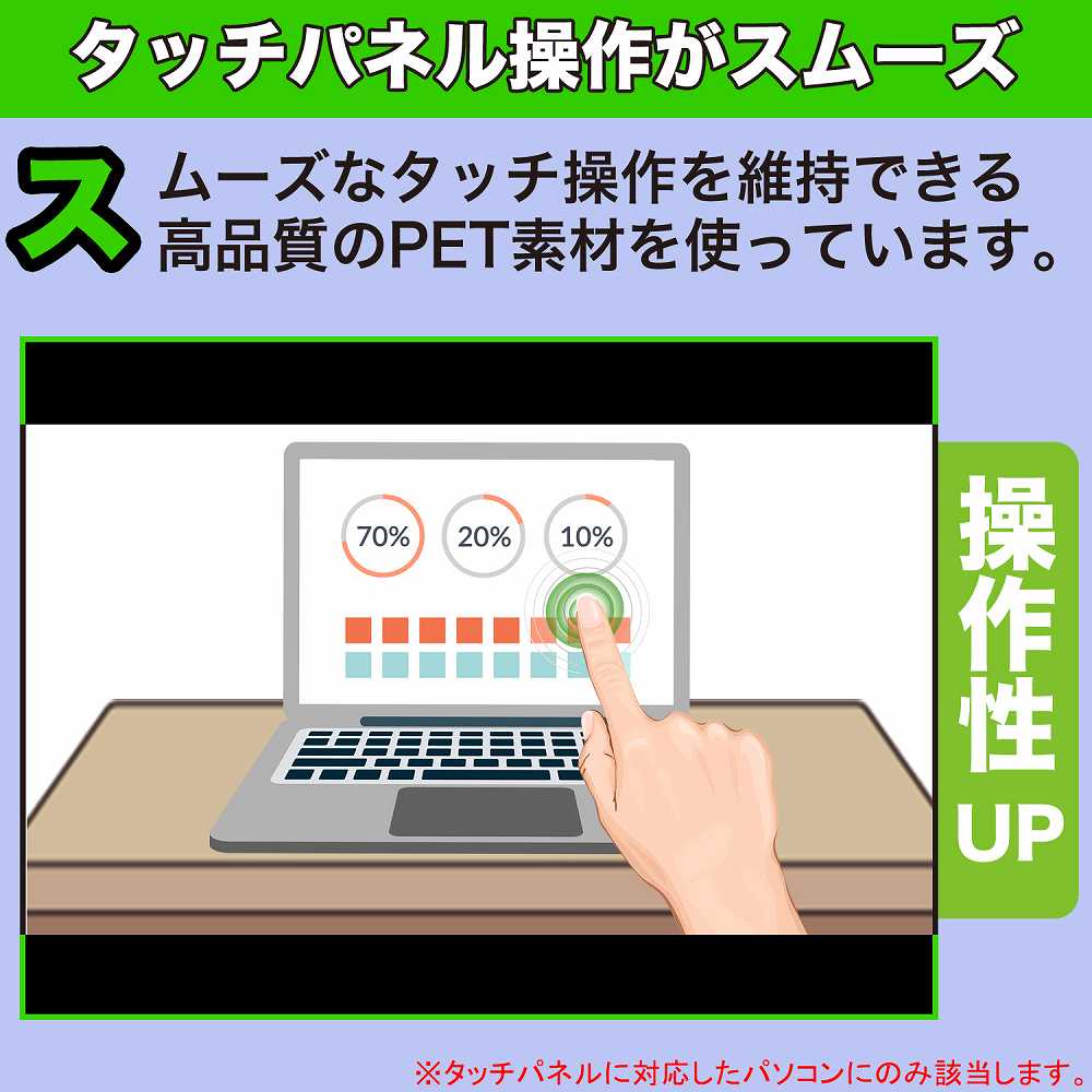 ASUS Chromebook Flip C101PA 向けの 360度 覗き見防止 フィルム ブルーライトカット 保護フィルム 日本製｜motomoto｜03