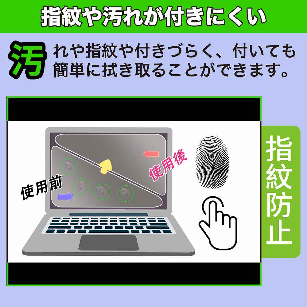 富士通 LIFEBOOK U9311X F 向けの 180度 覗き見防止 フィルム 曲面対応