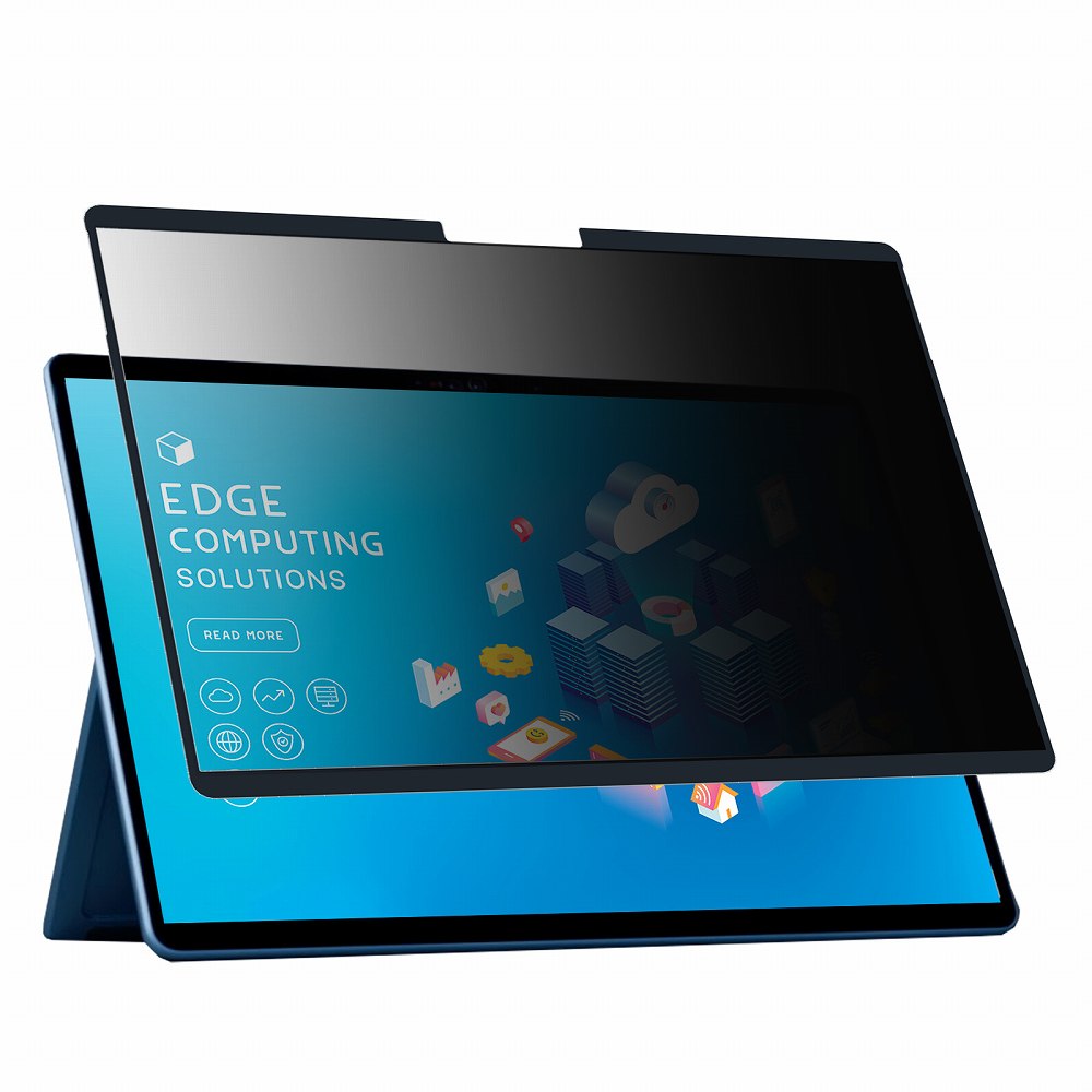Surface Pro 10 / Pro 9 覗き見防止 プライバシーフィルター 着脱式 ブルーライトカット 反射防止 液晶保護フィルム 粘着式 取り外し可能 タッチスクリーン対応｜motomoto