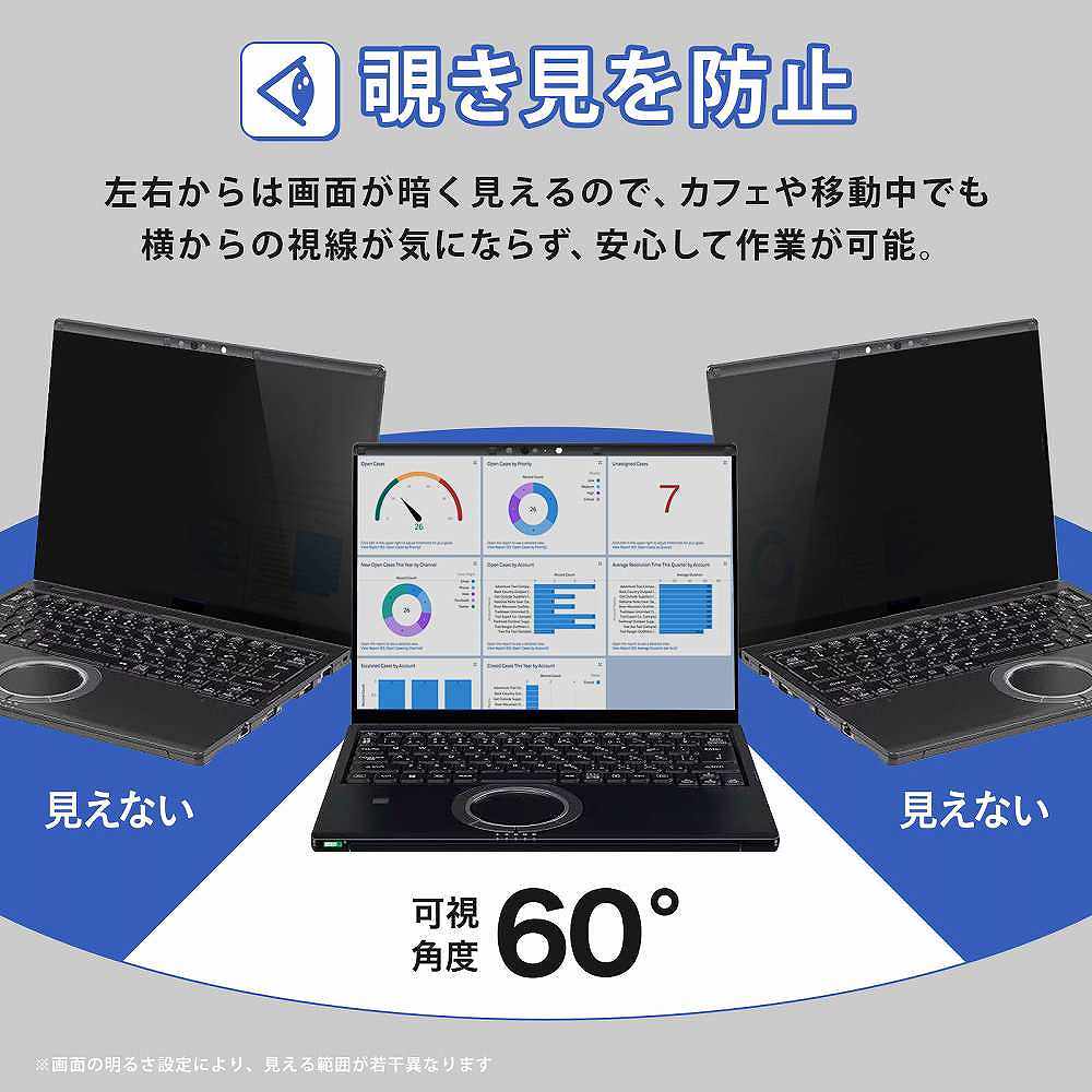 モットモット レッツノート cf-fv シリーズ 14インチ 覗見防止