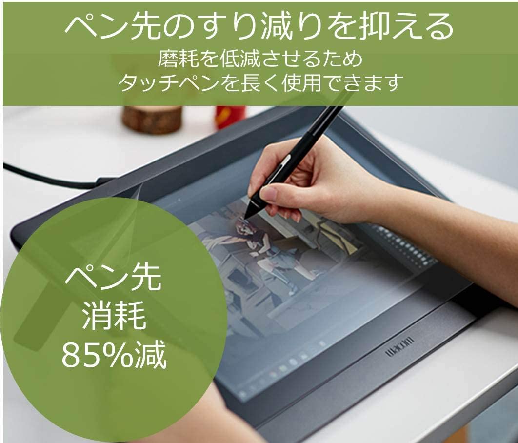モットモット Wacom Cintiq 16 Pro 16 ペーパーライク フィルム 紙の