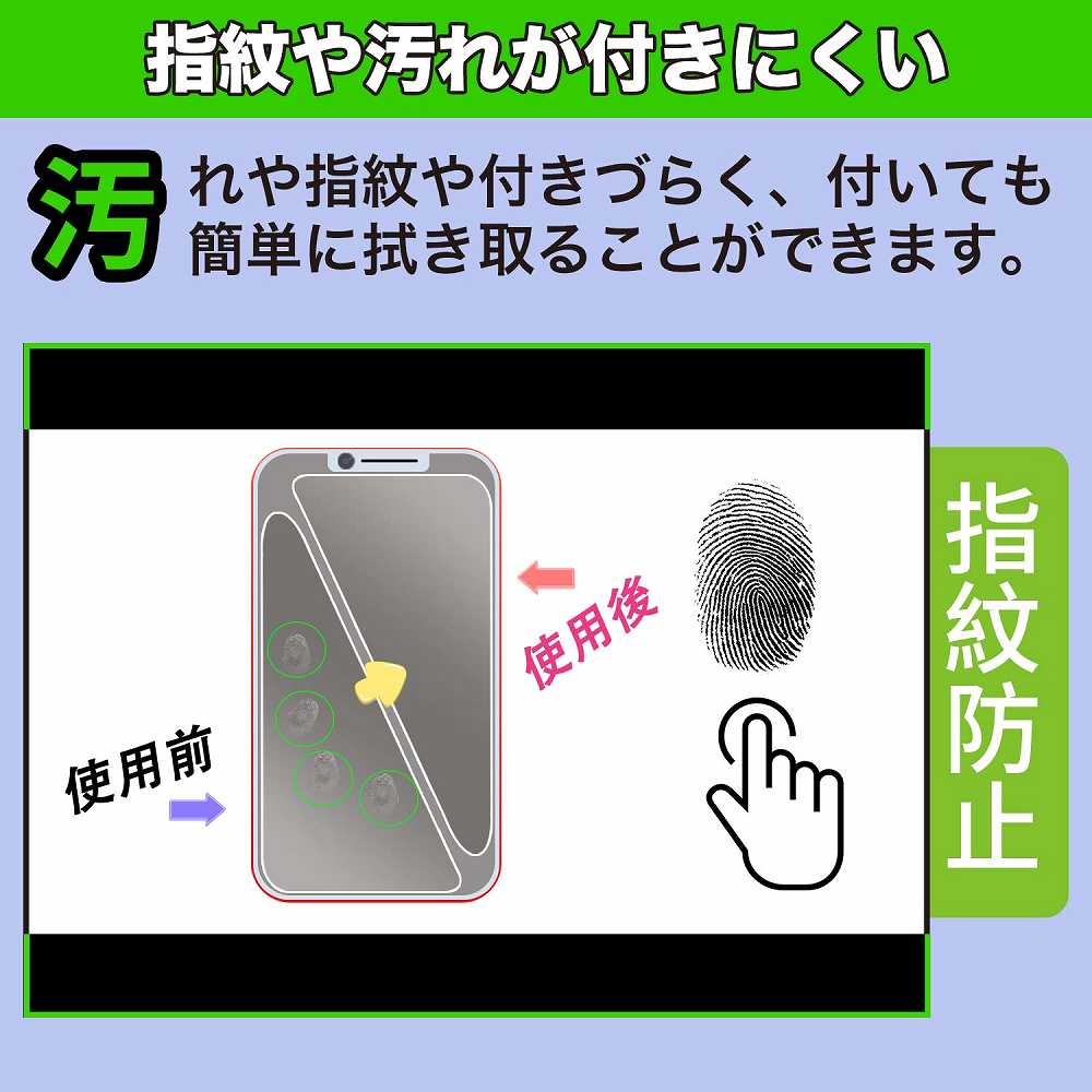 HTC Desire 22 Pro 向けの フィルム アンチグレア ブルーライトカット 保護フィルム 日本製｜motomoto｜03