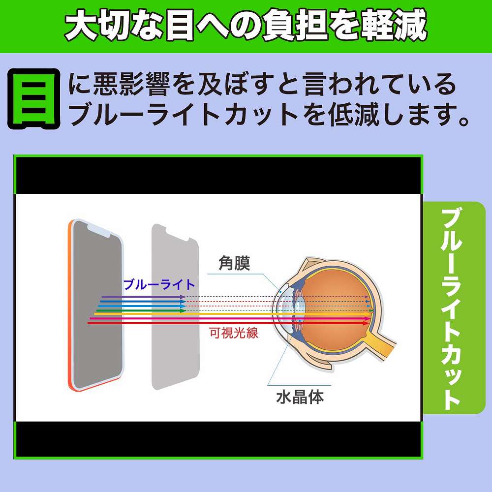 POCO M3 Pro 5G 向けの フィルム アンチグレア ブルーライトカット 保護フィルム 日本製｜motomoto｜04
