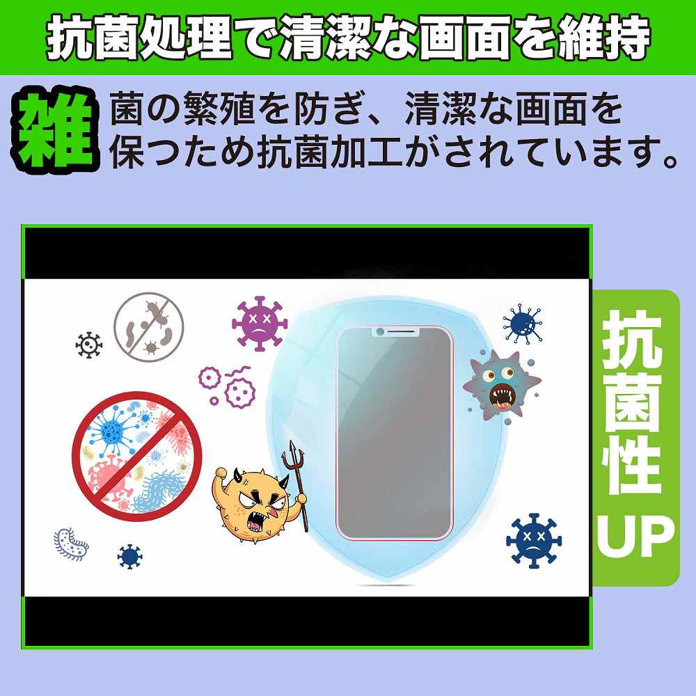 HTC Desire 22 Pro 向けの フィルム アンチグレア ブルーライトカット 保護フィルム 日本製｜motomoto｜05