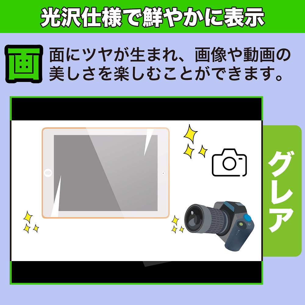 ATOMOS SHINOBI 7 ATOMSHB002 向けの フィルム 9H高硬度 光沢仕様 ブルーライトカット 保護フィルム 日本製｜motomoto｜03