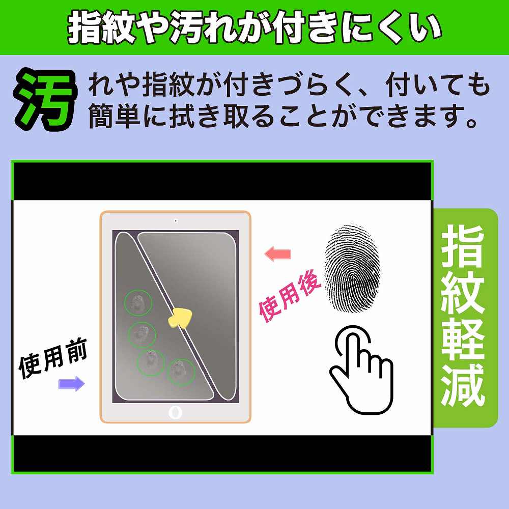 Apple iPad Pro 11インチ M4 2024 向けの ガラスフィルム (極薄ファイバー) 高硬度 アンチグレア 日本製｜motomoto｜03