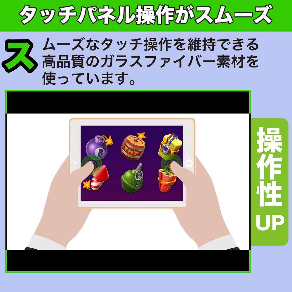 Plimpton PlimPad Kids 10 向けの ガラスフィルム (極薄ファイバー) 高硬度 光沢仕様 日本製｜motomoto｜02