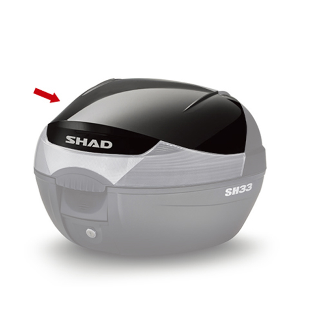 SHAD SH33 トップケース用 カラーパネル ブラックメタル