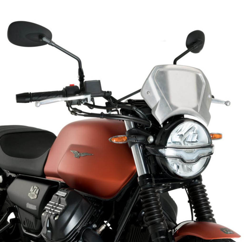 MOTO GUZZI (モトグッチ) V7-850 アルミフロントプレート アルミカラー