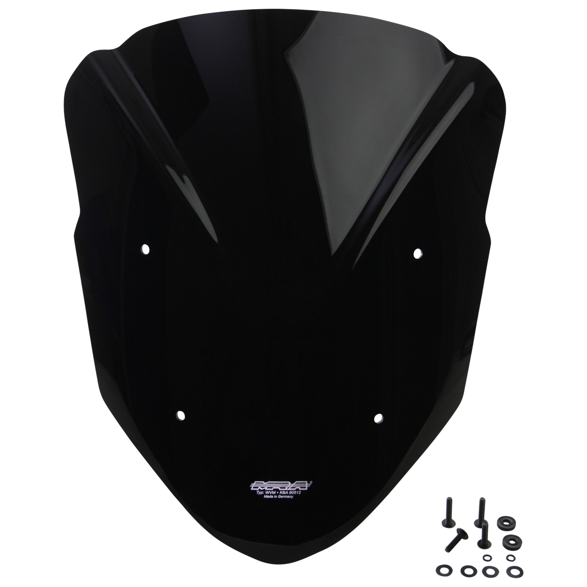 ヤマハ トレーサー9 GT スポーツ ウィンドシールド(ブラック) MRA