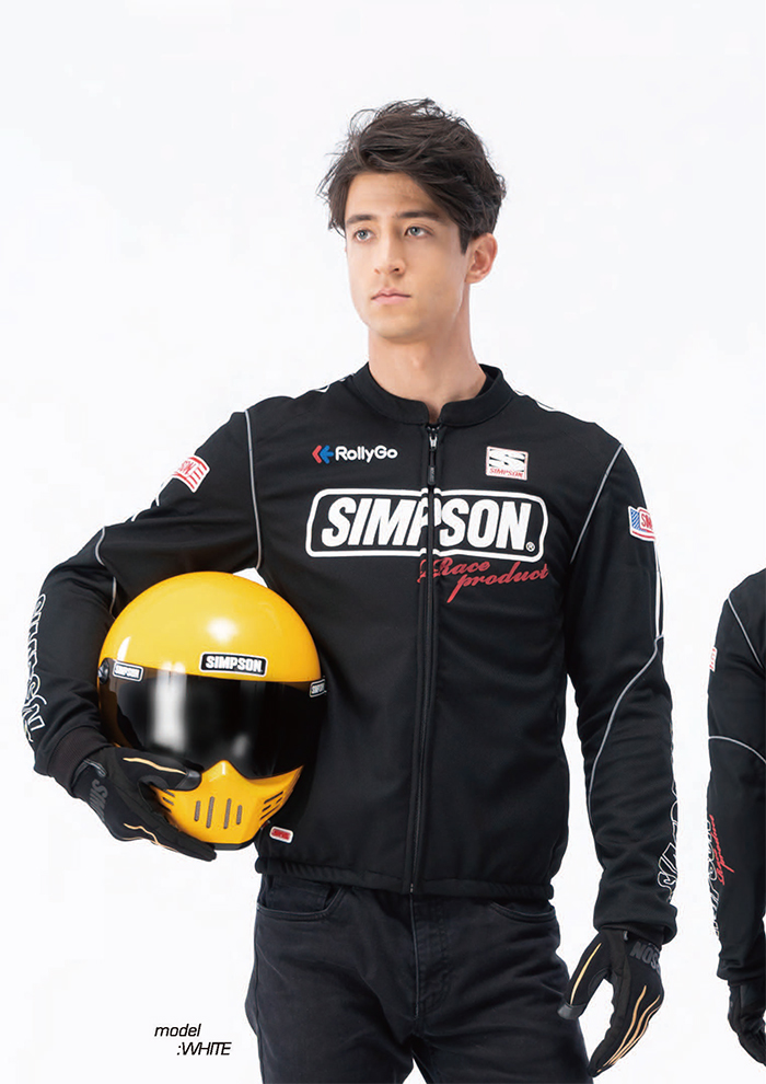 【セール品】SIMPSON【NSM-2208LTD】2022SS春夏モデル シンプソンメッシュライダーズクールジャケット  プロテクター肩,肘,胸,背,標準装備 Mesh Jackets NORIX