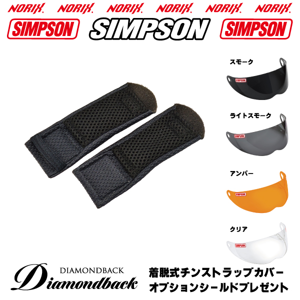 SIMPSON（シンプソン） ヘルメット ダイヤモンドバック マットブラック
