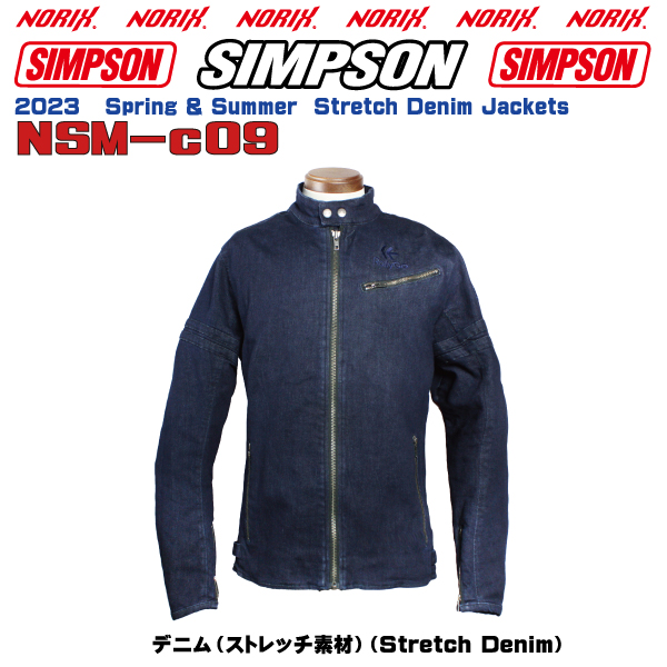 SIMPSON（バイク） セール品 シンプソンジャケット 春夏モデル