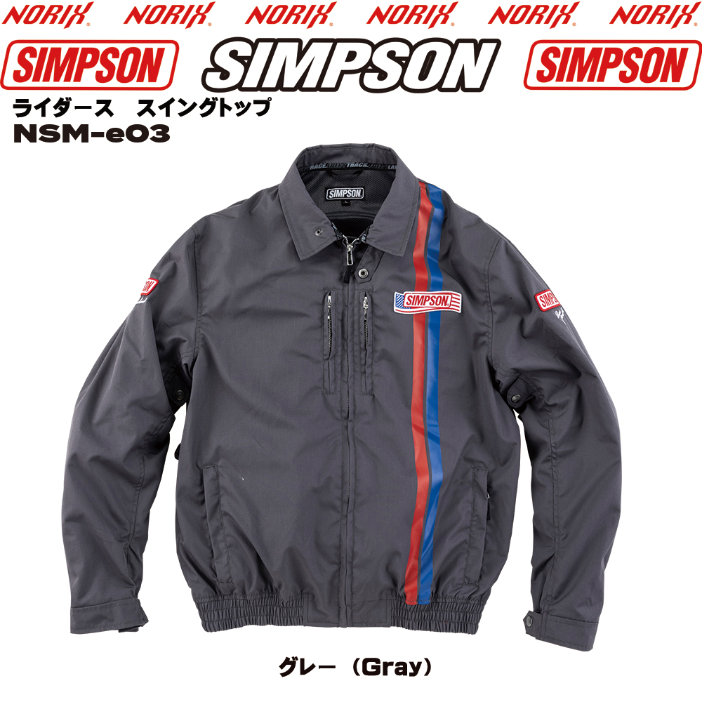 Mサイズ☆SIMPSON シンプソン ナイロンウインタージャケット
