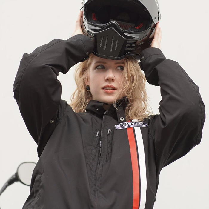 MOTOパーツ情報館 - シンプソン2025SS春夏ライダーズジャケット｜Yahoo