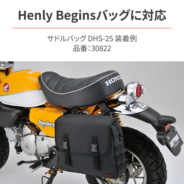 デイトナ 30055 バイク用 サイドバッグサポート モンキー125(18-22