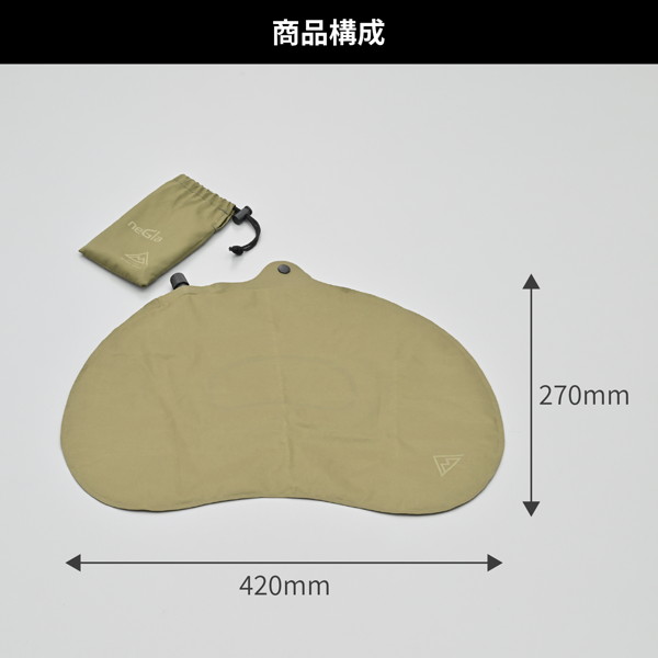 DAYTONA（デイトナ） 34251 neGla(ネグラ) バイク用 キャンプ 枕 軽量